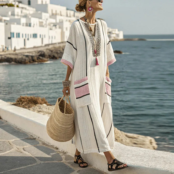 Sorina Airy V Neck Maxi Sundress