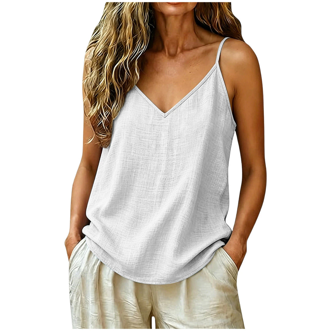 Aleigha Cotton Linen Camisole