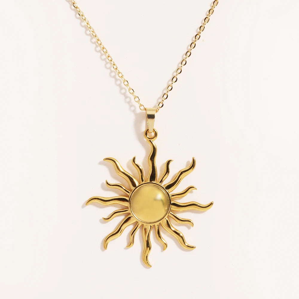 Aurora Spiral Sun Pendant
