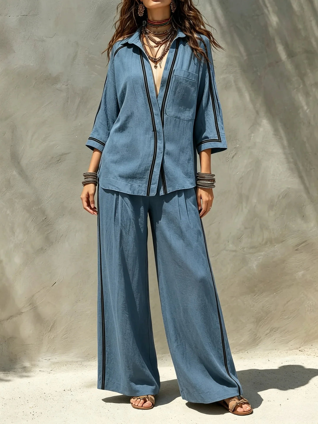 Celeste Casual Relaxed Co-Ord Set