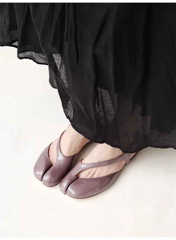 Rosalind Split Toe Slingback Flats