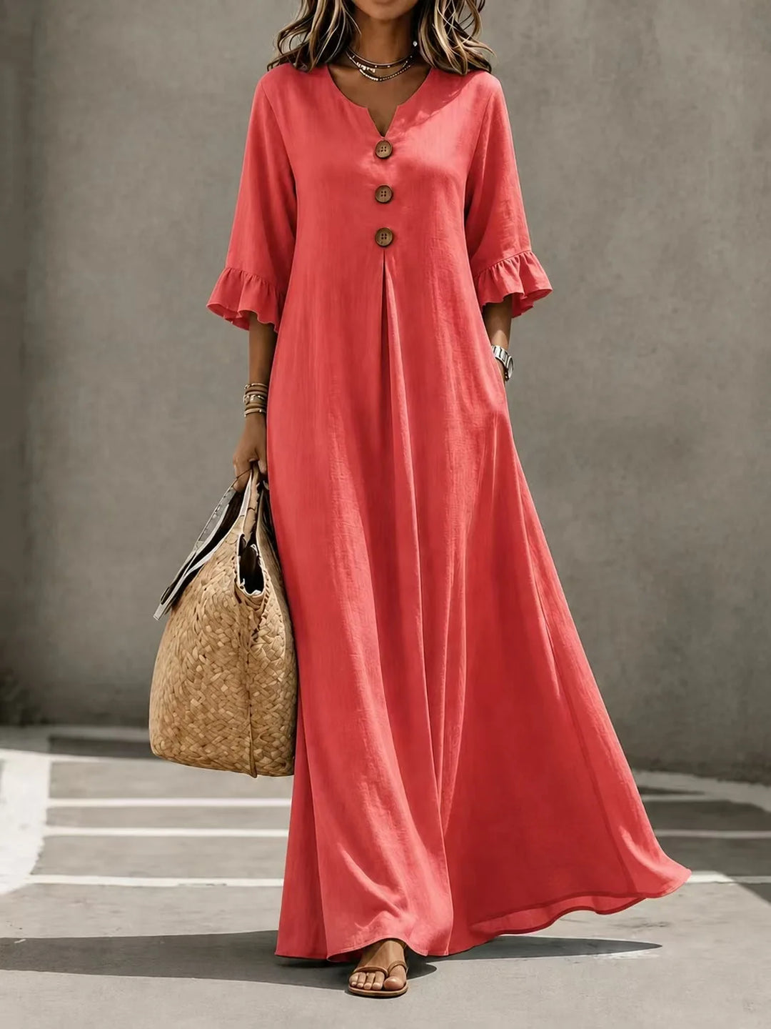 Naomi Relaxed Pocket Maxi Dress