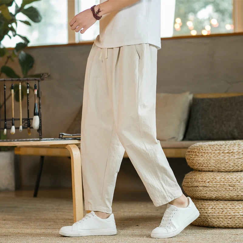 Alberto Loose Drawstring Pants