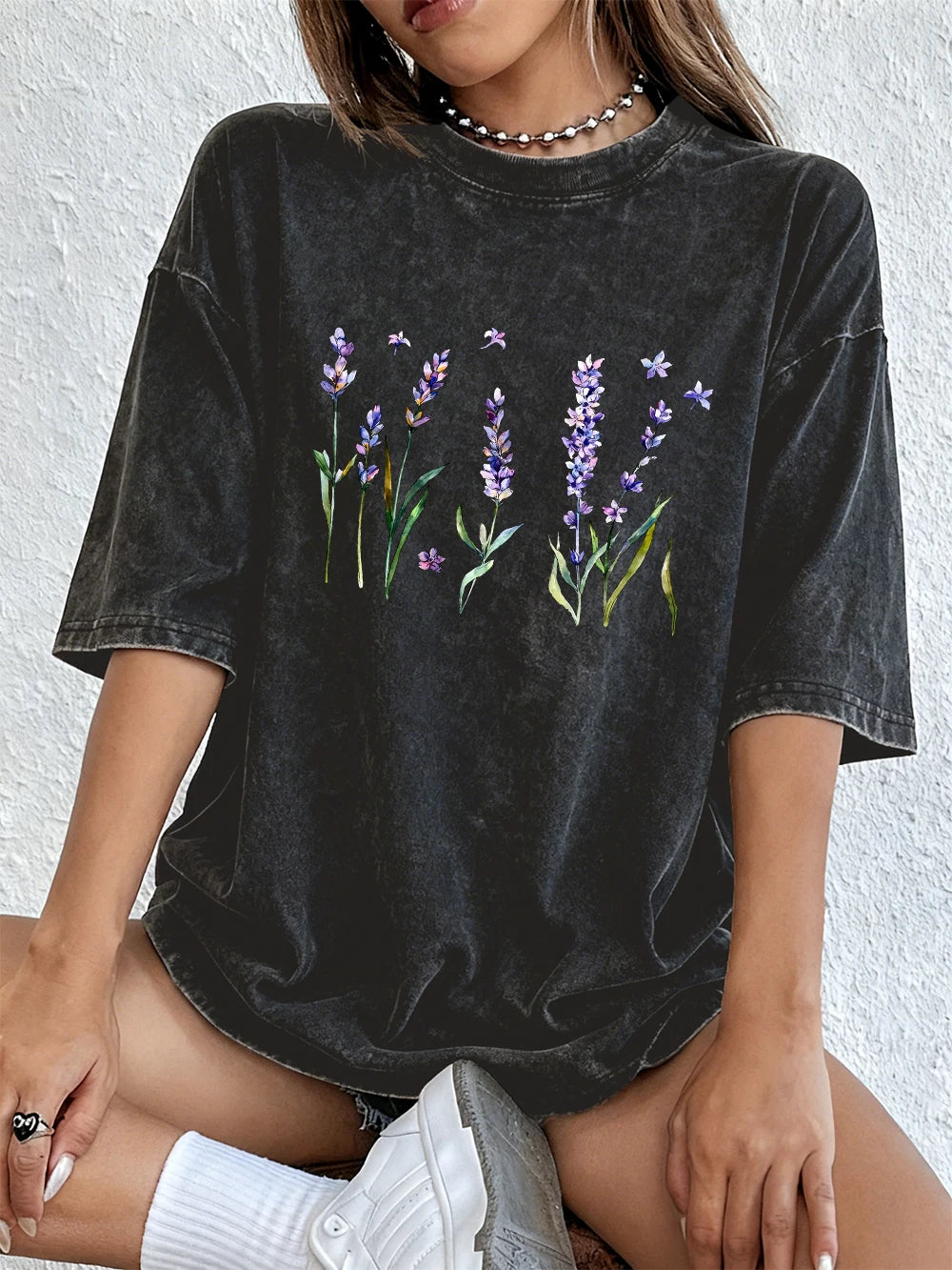 Delilah Oversized Floral Tee