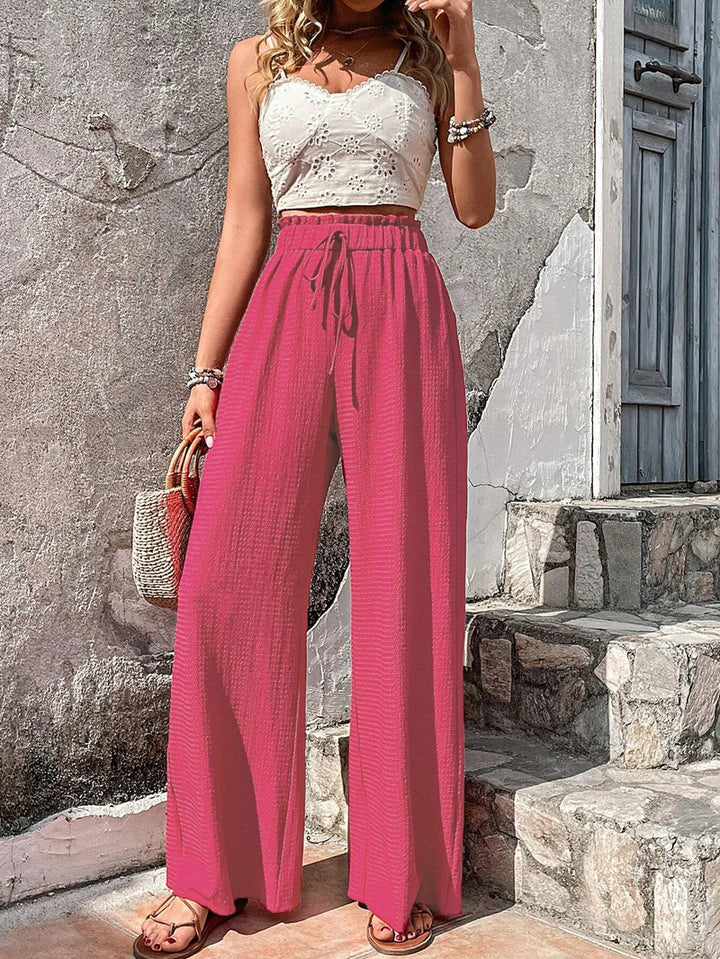 Aira High Waist Wide Leg Trousers