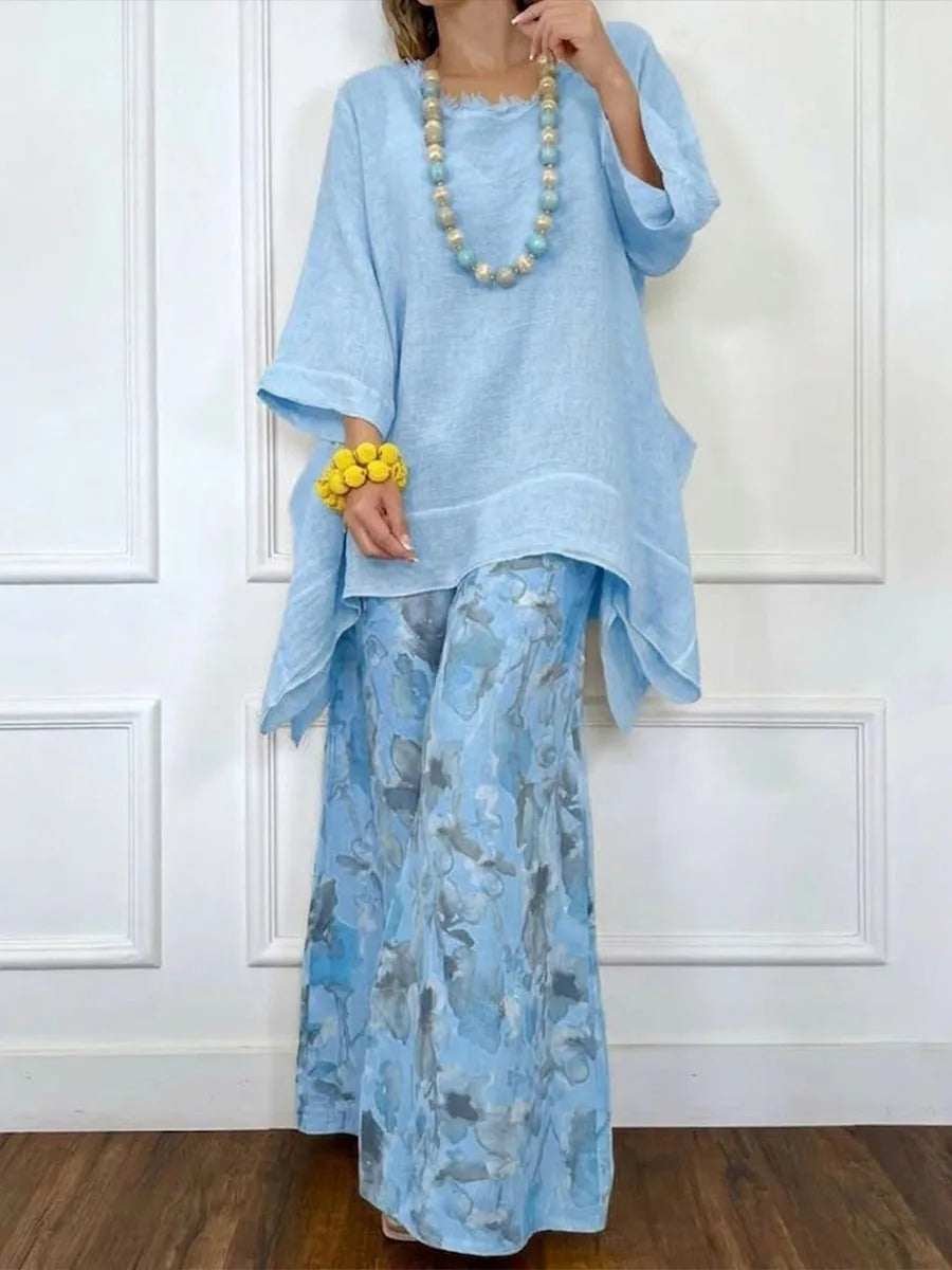 Elowen Printed Loose Two-Piece Set