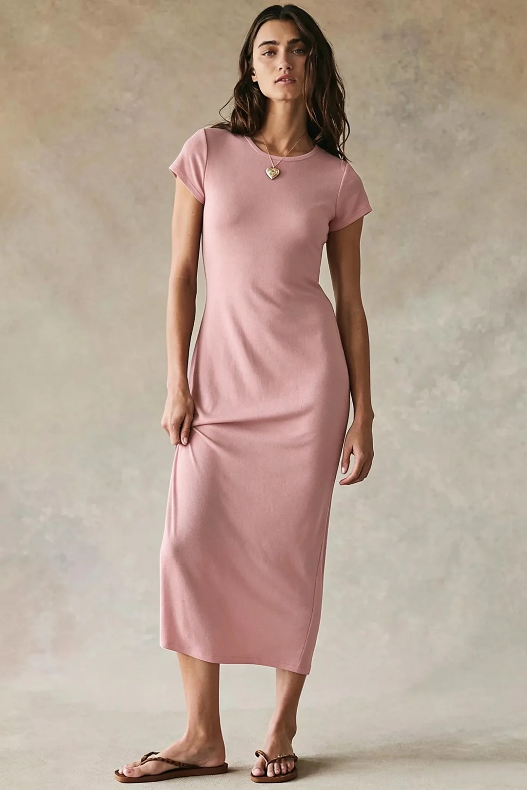 Ashley Elegant Relaxed Midi Dress