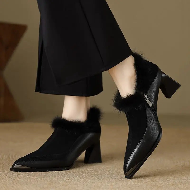 Faye Whisper Furry Boot