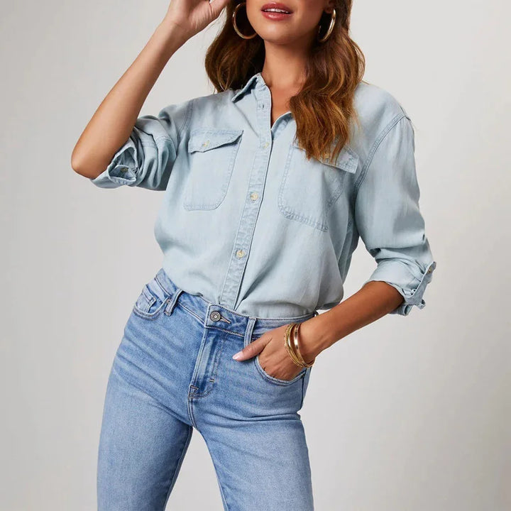 Margaret Relaxed Denim Shirt