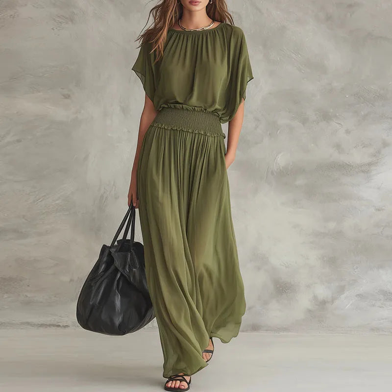 Heather High Waist Maxi Dress