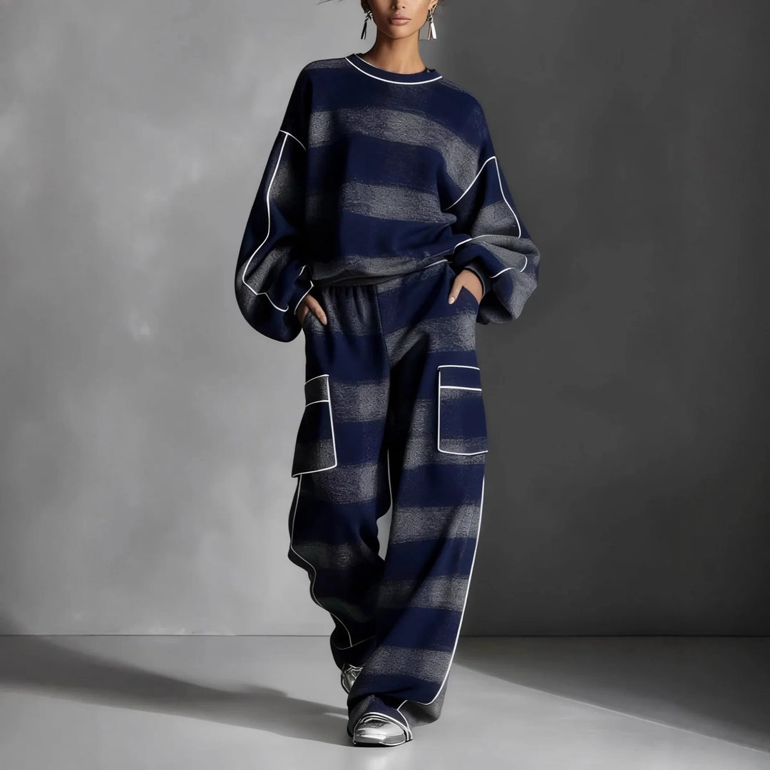 Emmeline Plaid Loose Two-Piece Set