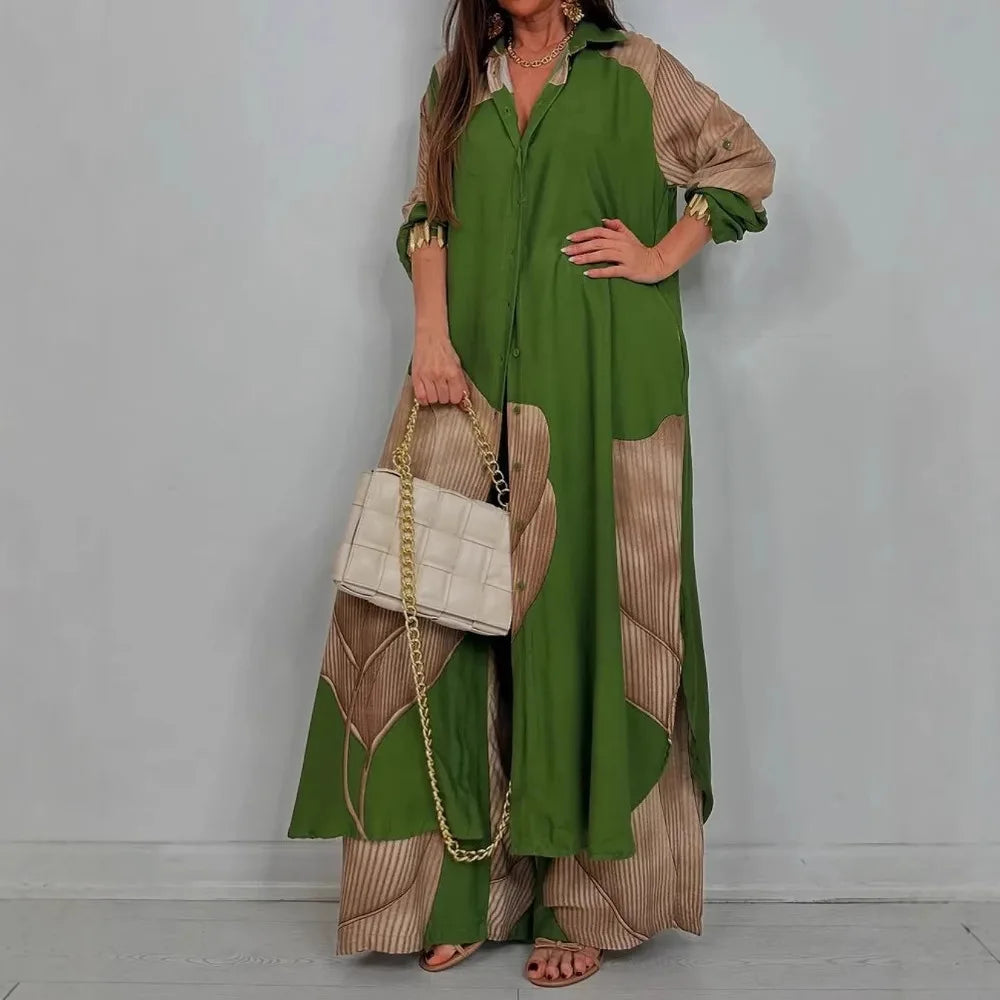 Kristen Long Sleeve Boho Matching Set
