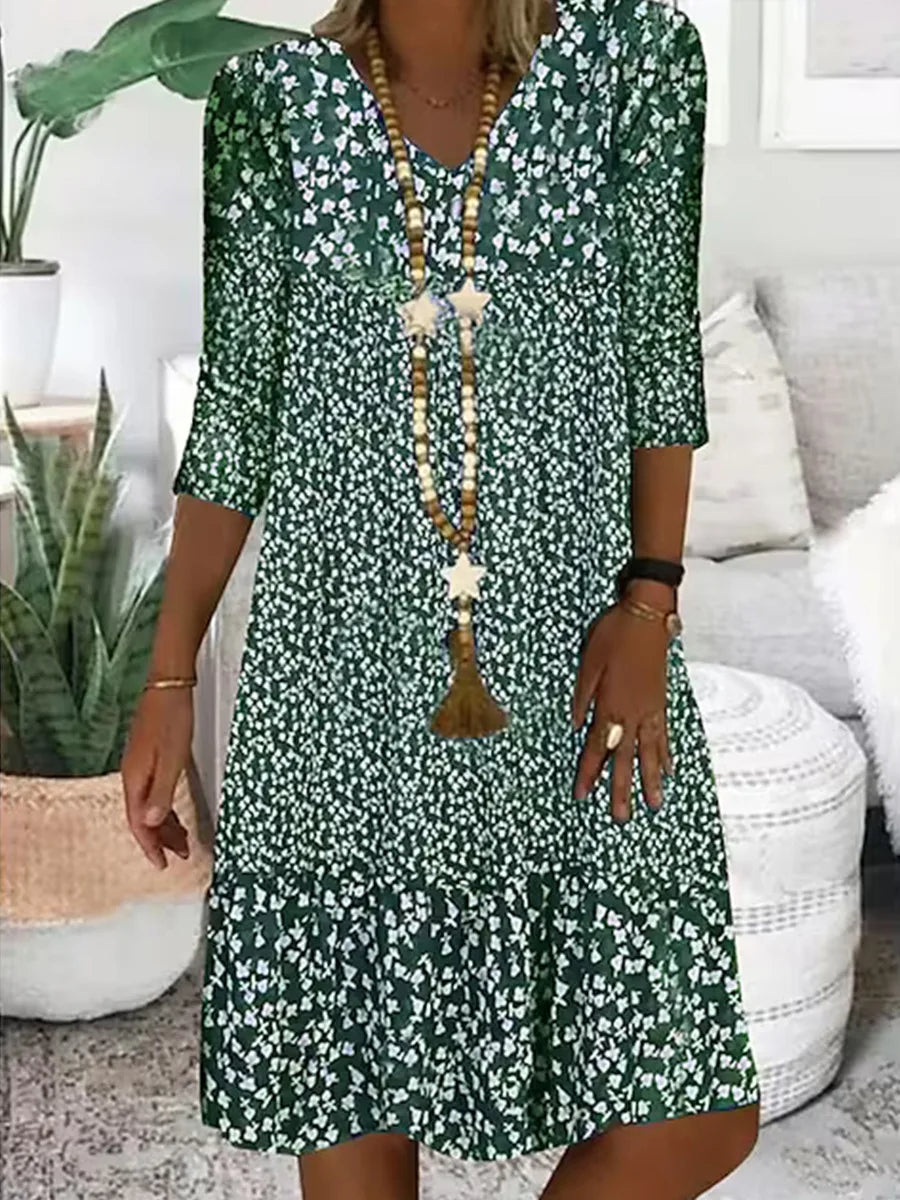 Saylor Casual Floral Mini Dress