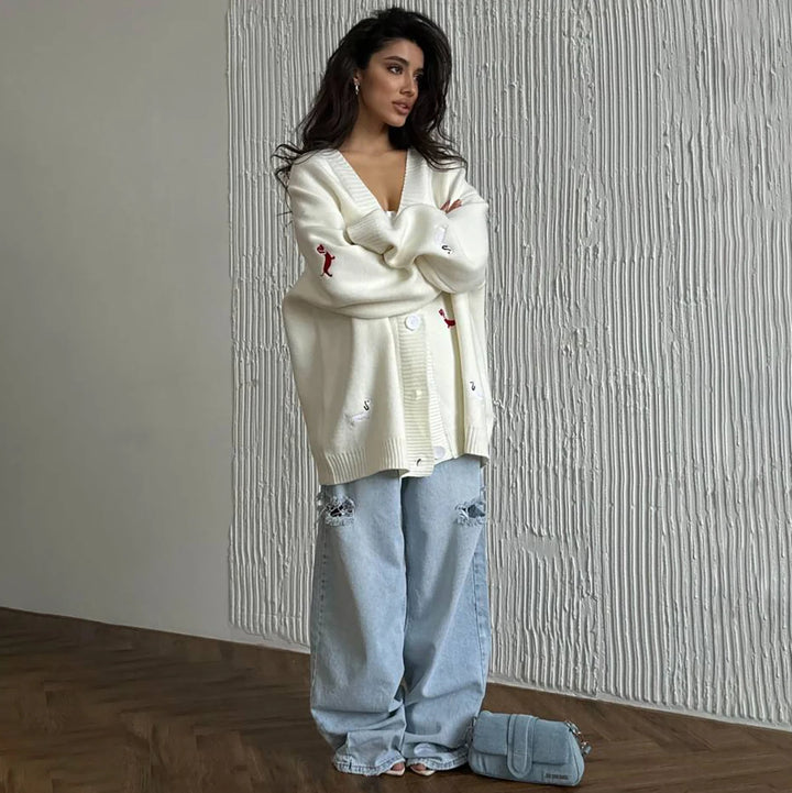 Louisa Oversized Button Cardigan
