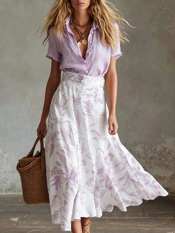 Madelyn Summer Linen Matching Set