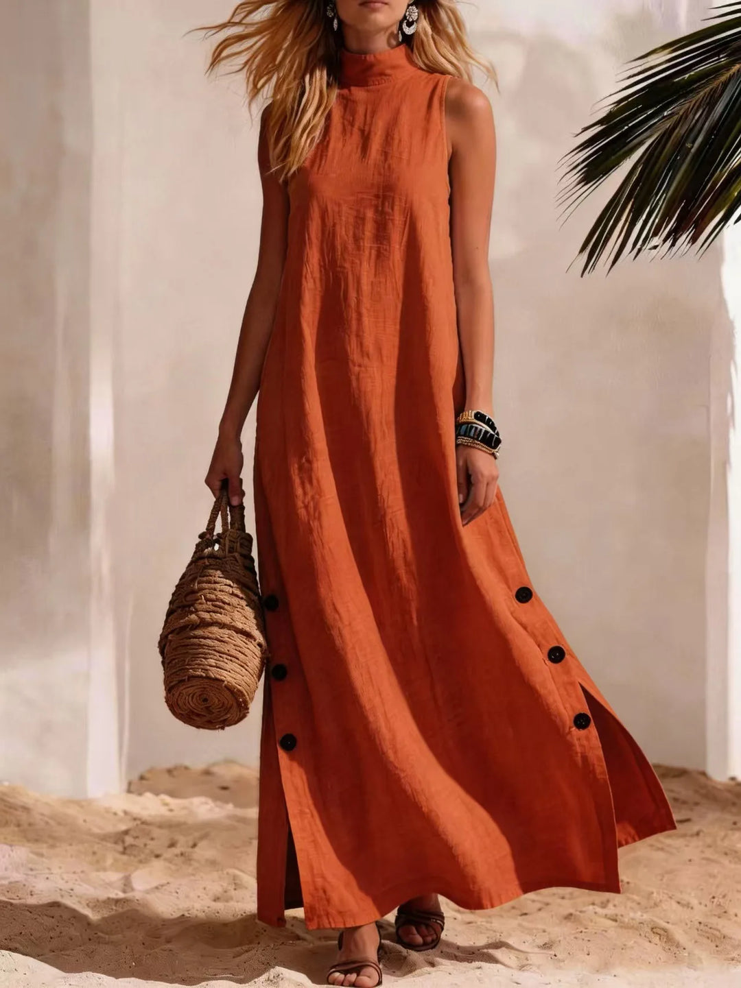 Haylee Flowing Beach Maxi Dress