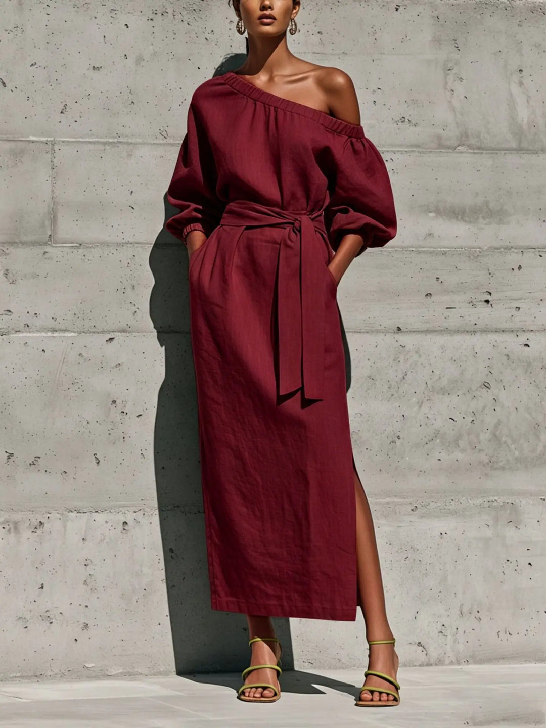 Marceline Off Shoulder Maxi Dress