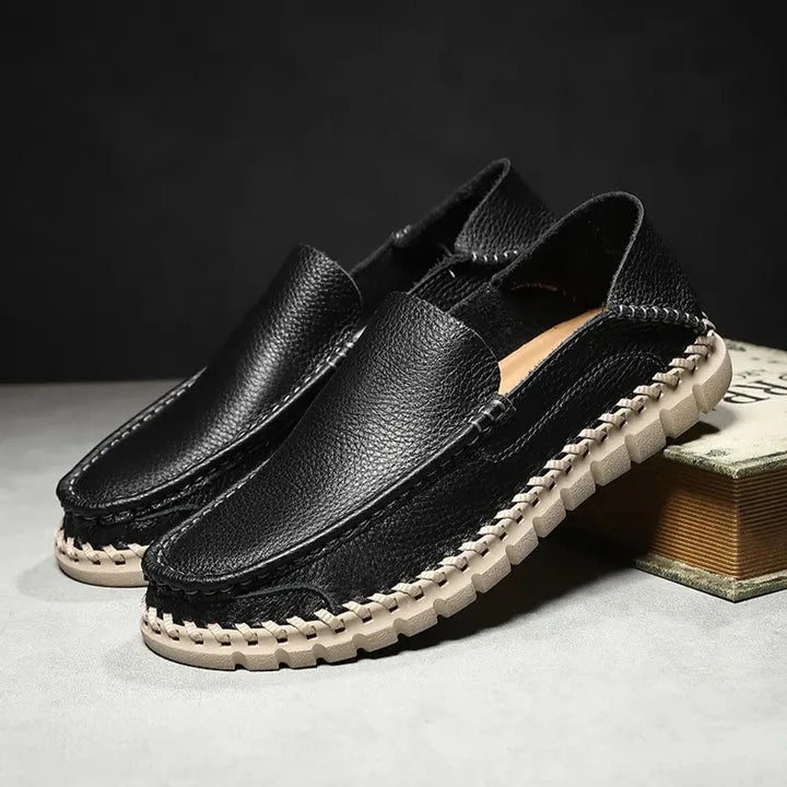 Emerson Leather Slip On Moccasins