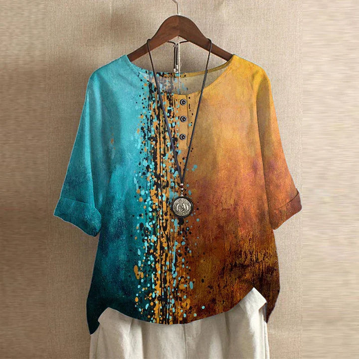 Liora Retro-Inspired Blouse
