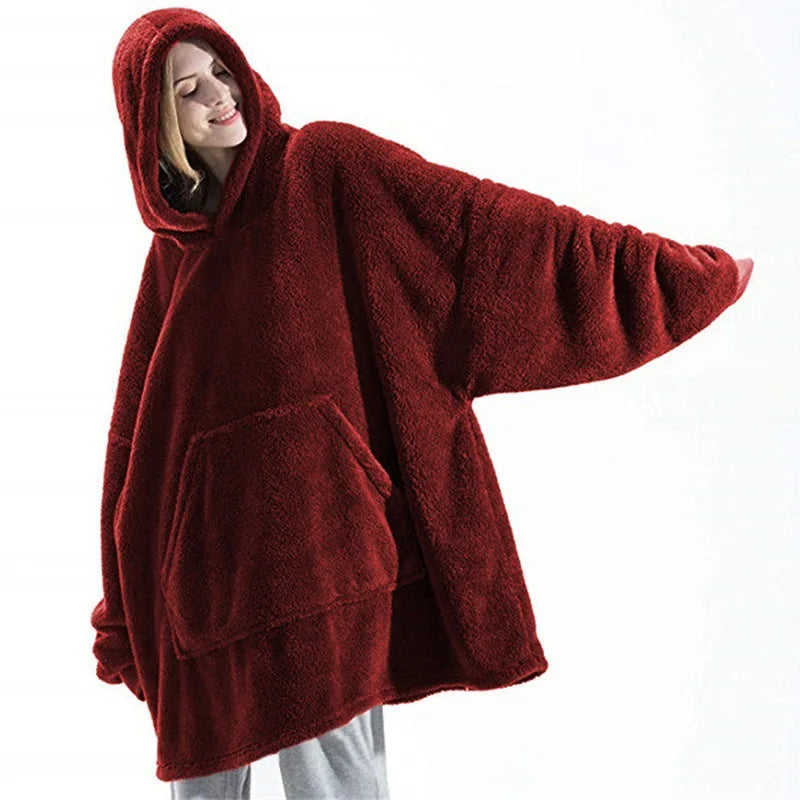 Hollis Hooded Blanket Pullover