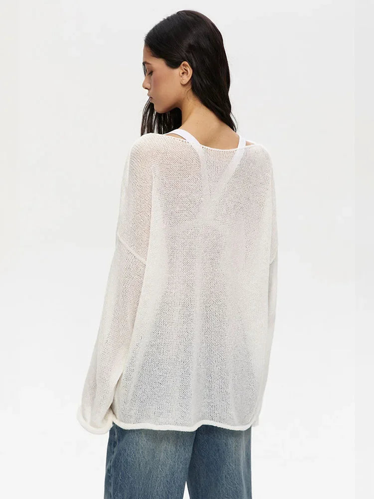 Elara Hollow Knit Pullover