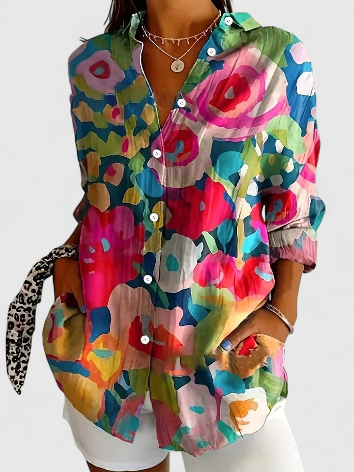 Kaylee Floral Print Blouse