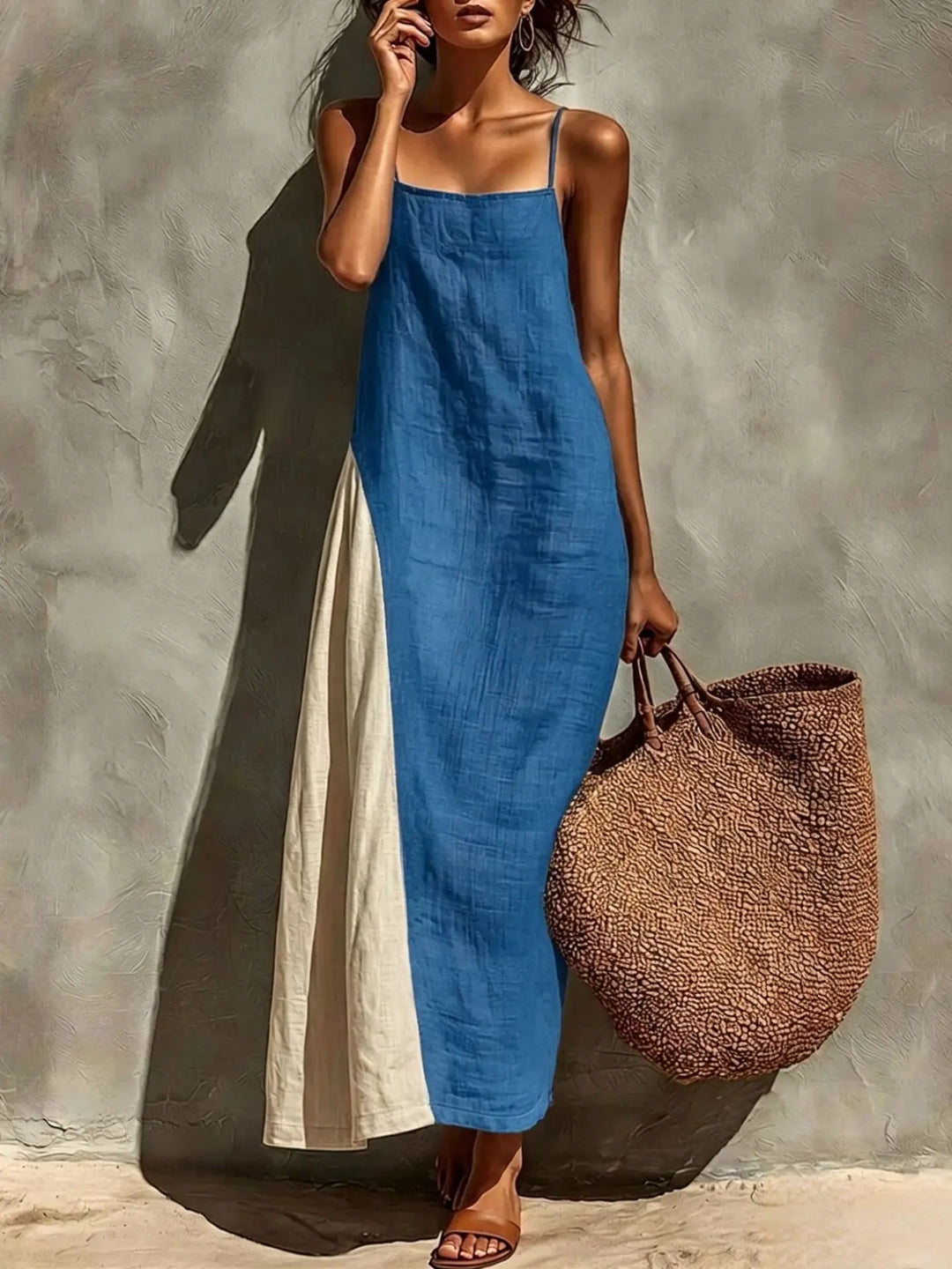 Averie Relaxed Linen Maxi Dress