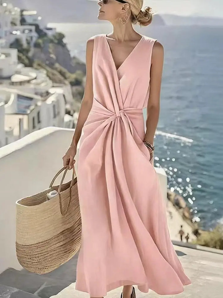 Blair V Neck Sleeveless Maxi Dress