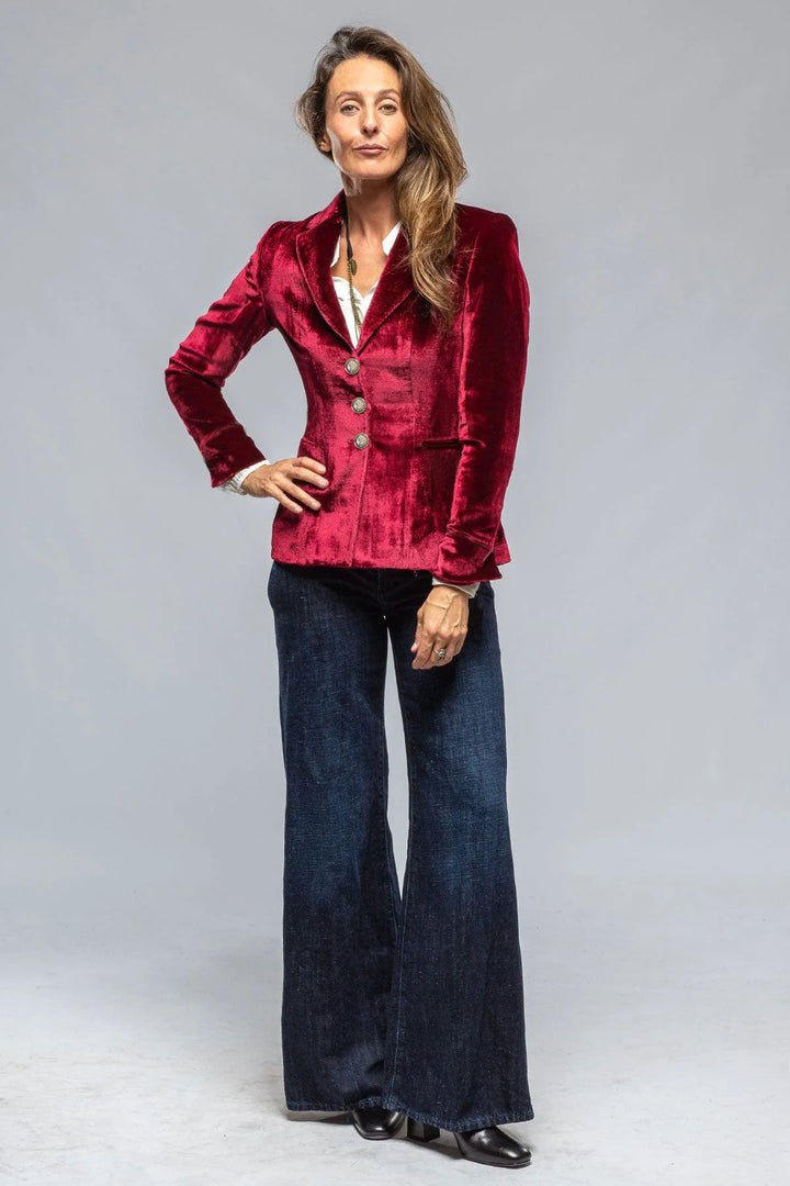 Florence Tailored Velvet Blazer