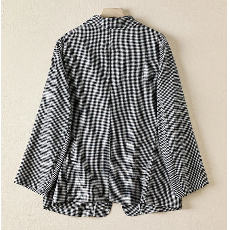 Ryker Elegant Plaid Blazer