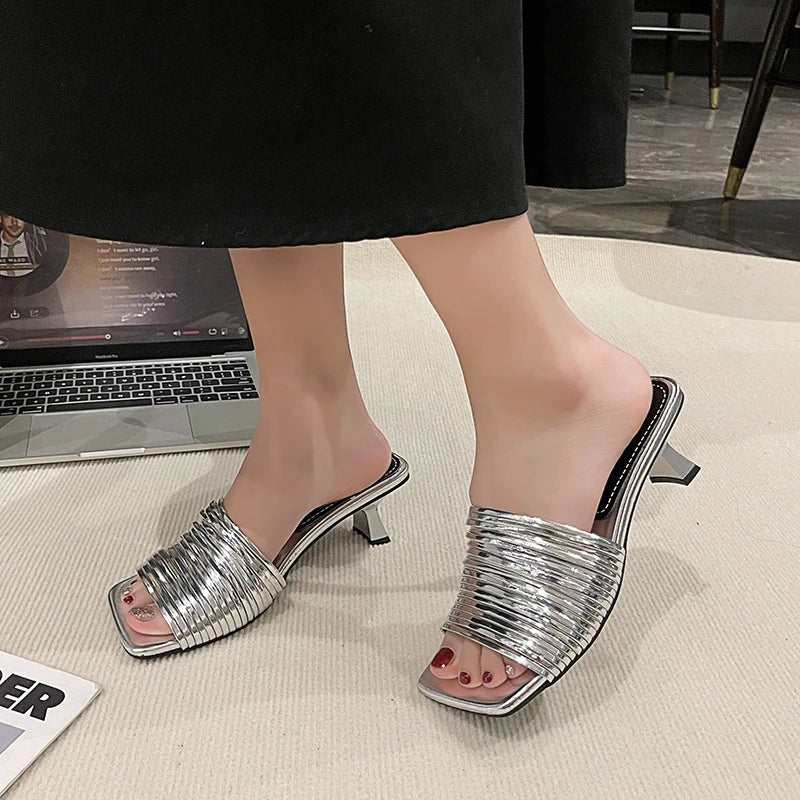 Selene Elegant Slip On Sandals