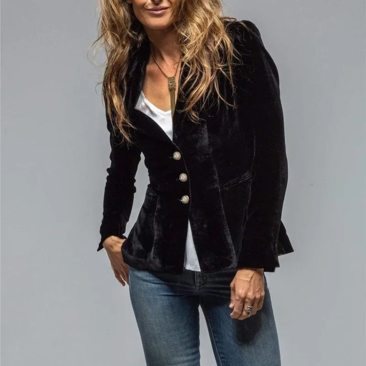 Florence Tailored Velvet Blazer