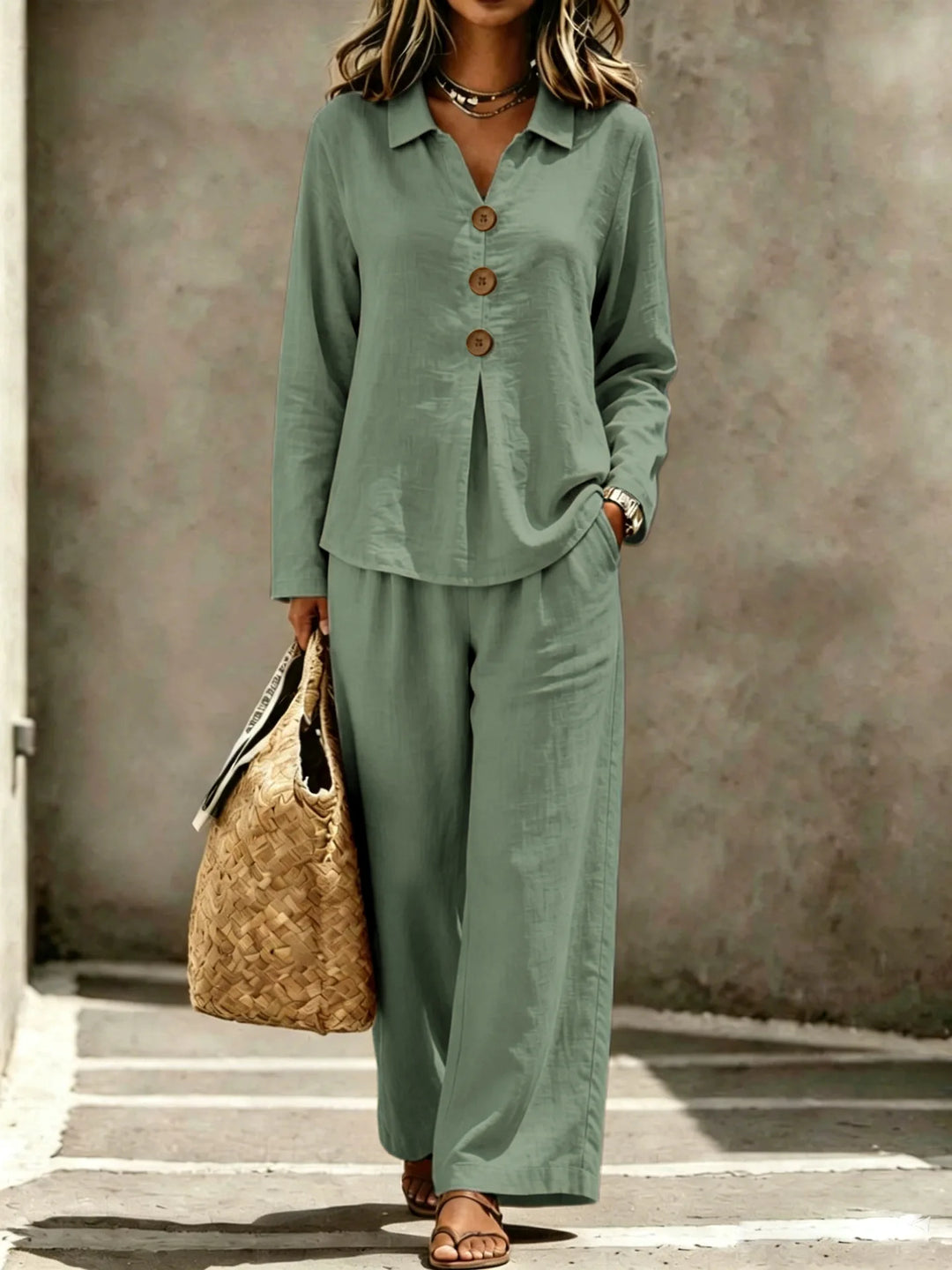 Ellen Long Sleeve Matching Set