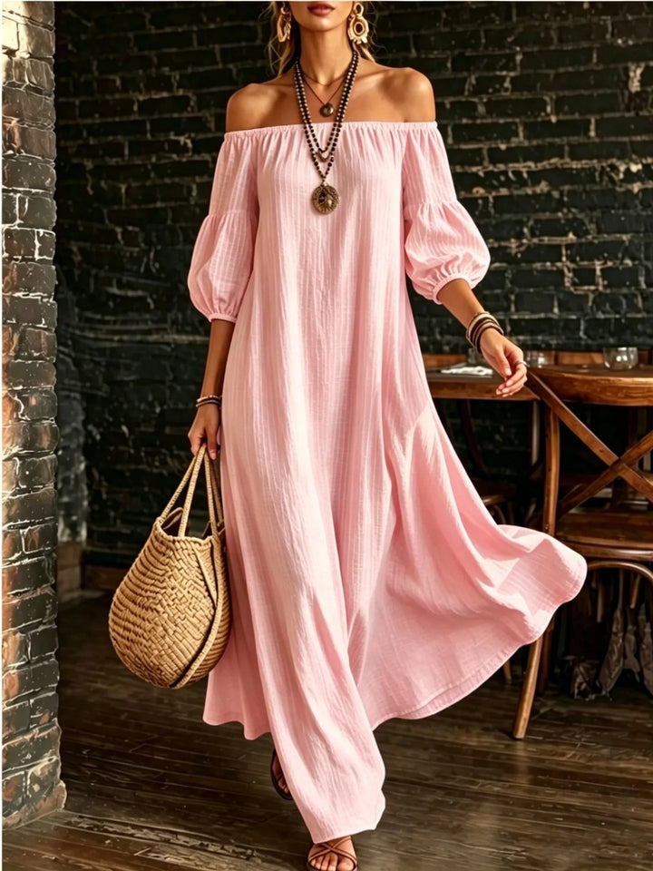 Lilliana Off Shoulder Maxi Dress