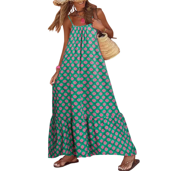 Delaney Mosaic Print Maxi Dress