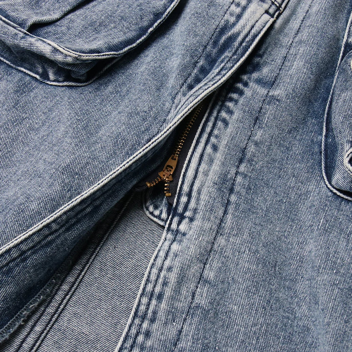 Sierra Cargo Pocket Denim Skirt