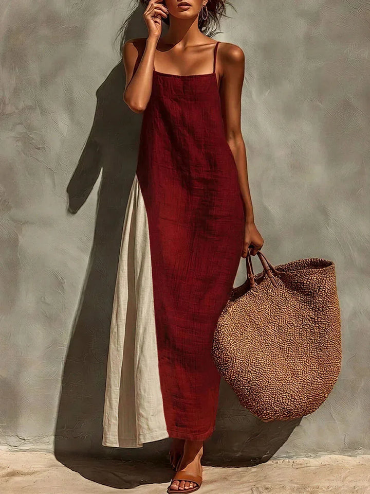 Averie Relaxed Linen Maxi Dress