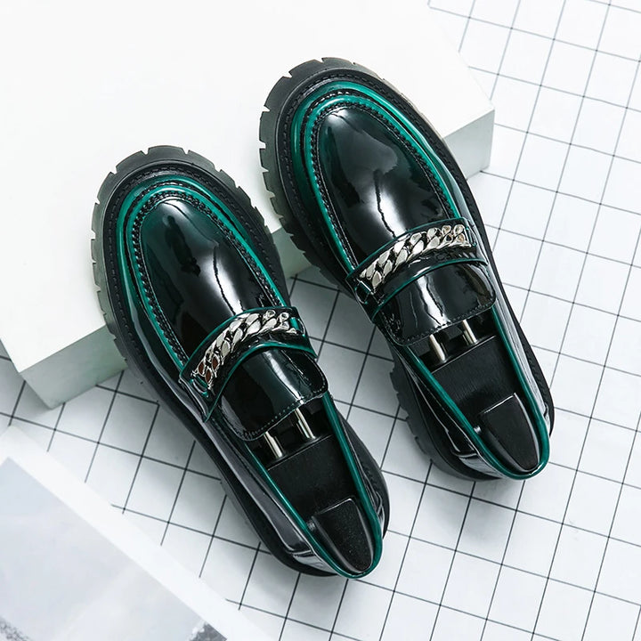 Matthew Slip On Leather Loafers