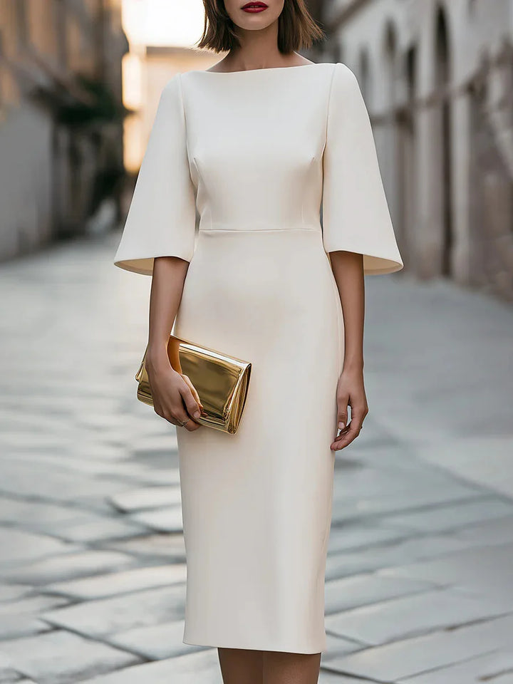 Camille Bell Sleeve Midi Dress