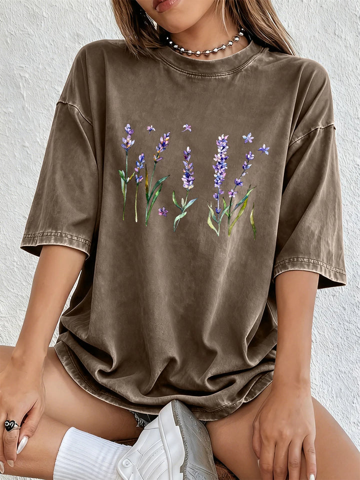 Delilah Oversized Floral Tee