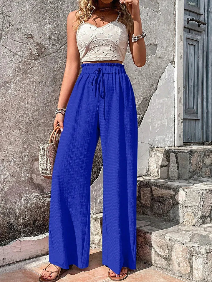Aira High Waist Wide Leg Trousers
