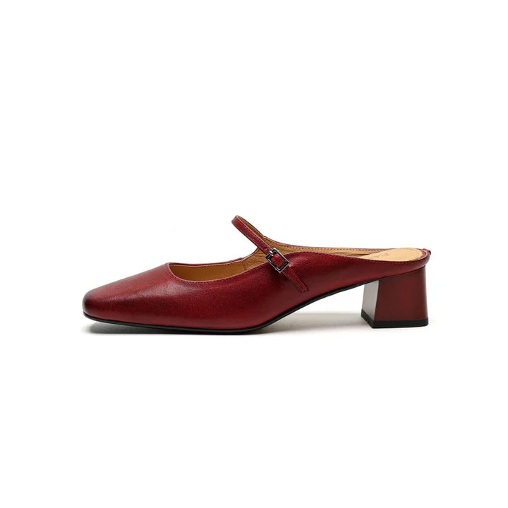 Maren Genuine Leather Mules
