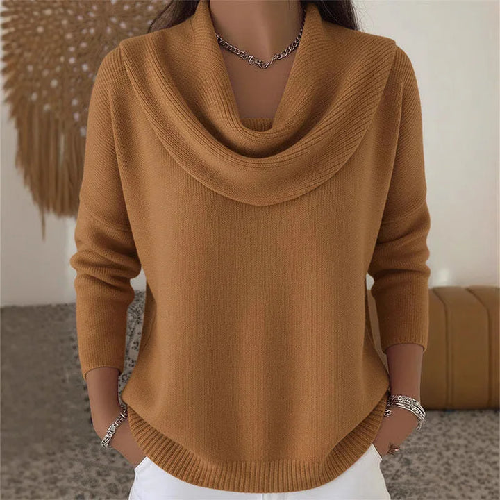 Lorelei Cowl Neck Knit Sweater