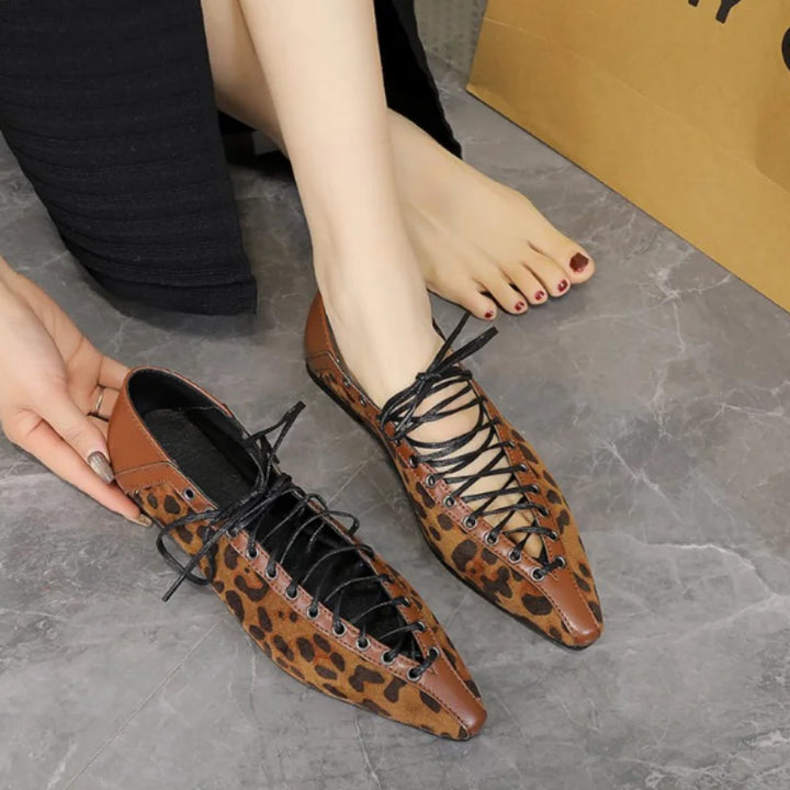 Vesper Classic Lace Up Flats