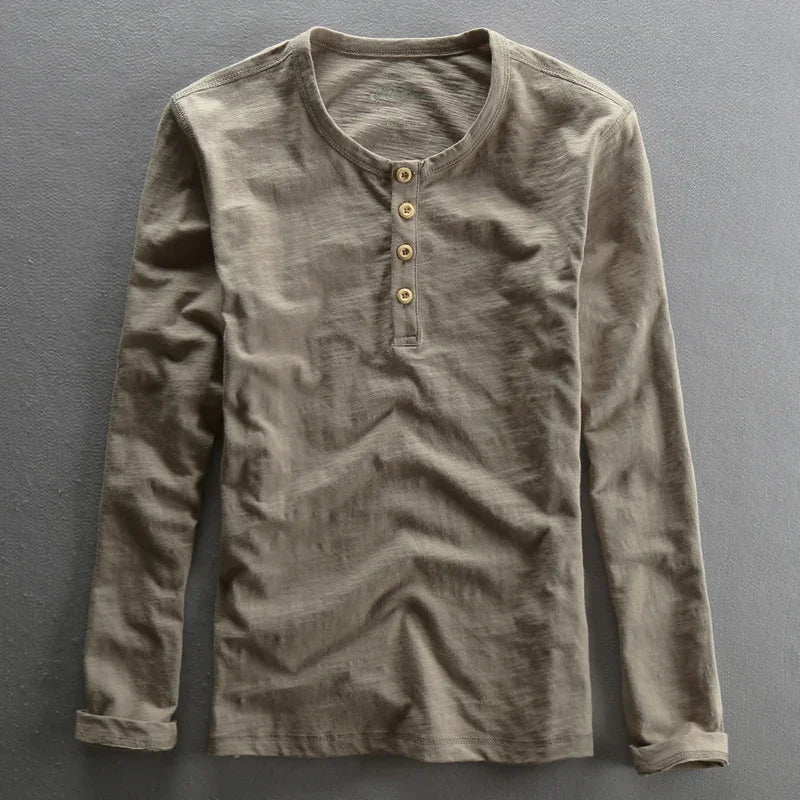 Mason Breathable Henley Shirt