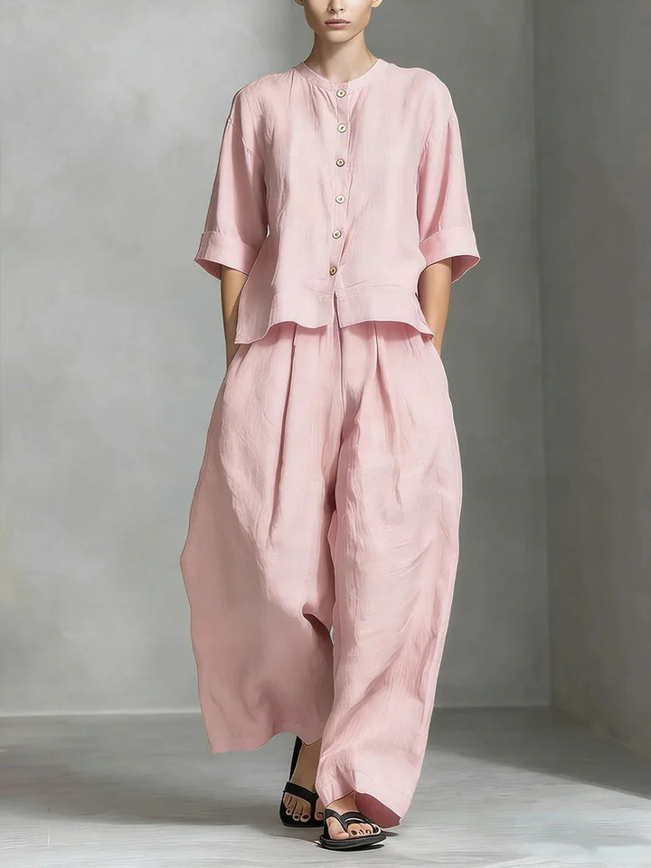 Zerina Linen Matching Set