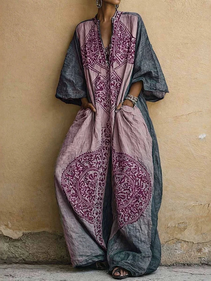 Marlowe Bohemian Geometric Print Jumpsuit