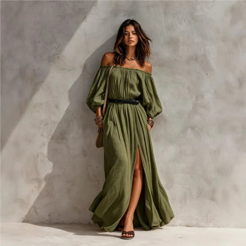 Aurelia Off Shoulder Maxi Dress