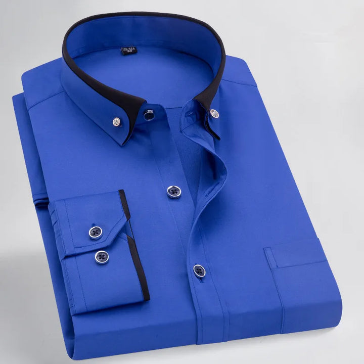 Russell Contrast Collar Dress Shirt
