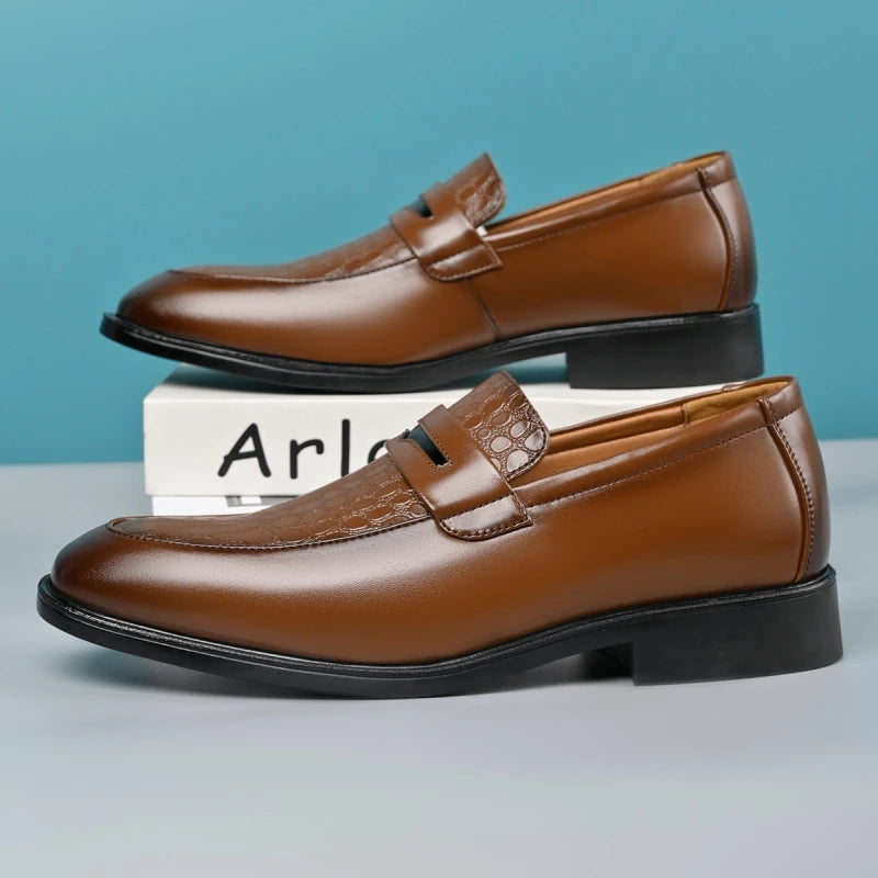Dominic Leather Dress Loafers